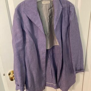 Coldwater Creek Linen Jacket